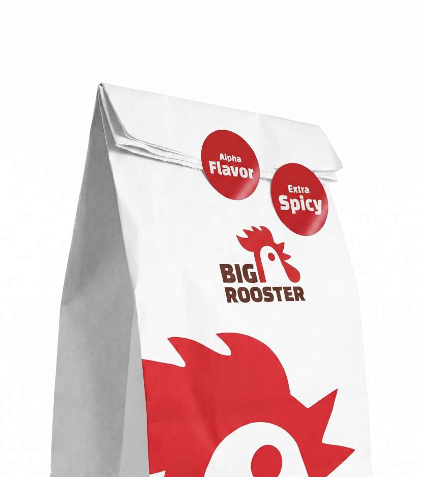 Big Rooster takeout bag