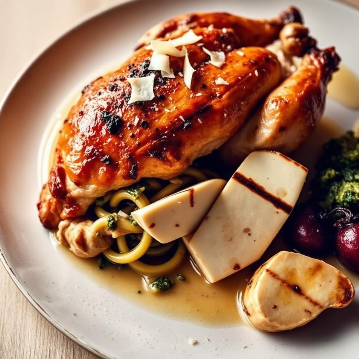 Pesto & Halloumi Stuffed Chicken