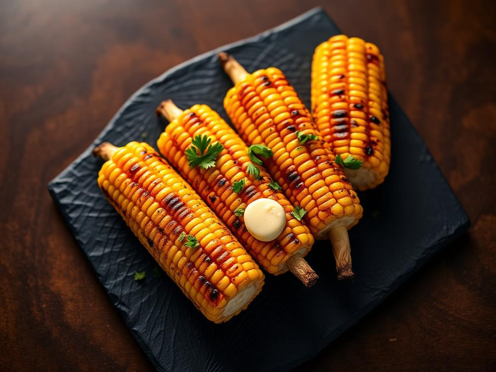 Roasted Corn with Herbs